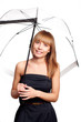 woman holding umbrella woman holding umbrella
