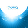 abstract  blue shiny wave composition vector