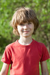 Foto: Smiling boy with tousled hair Smiling boy with tousled hair