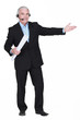 man in suit with headset man in suit with headset