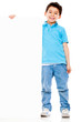 Boy with a banner