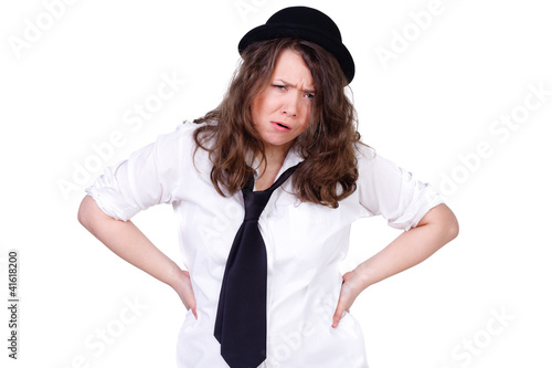 Photo: wütende junge frau wütende junge frau