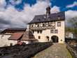 Das Schloß Burgk in Thüringen.