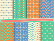 Abstract vector set of scrapbook paper