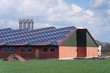 farm with solar panels farm with solar panels