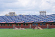 farm with solar panels farm with solar panels