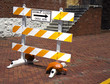 Construction Sidwalk Sign