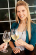Woman wine