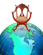 Chair on top of the world.