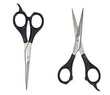 Professional Haircutting Scissors. Studio isolation on white. Professional Haircutting Scissors. Studio isolation on white.