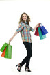 Shopping pretty young woman Shopping pretty young woman