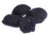 isolated  coal, carbon nuggets