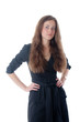 girl in a black dress girl in a black dress