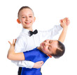 Young ballroom dancers