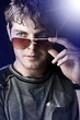 Fashion guy with sun glasses Fashion guy with sun glasses