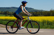 Woman cycling