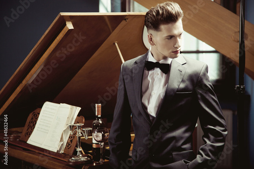 Photo: Elegant pianist Elegant pianist
