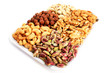 Nuts on white