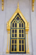 the window of Sotorn temple,chachoengsao ,thailand
