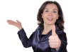 Werbefrau