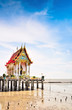 a temple in the sea,Wat Hong Thong,samutprakarn.