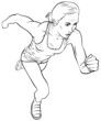 Running girl