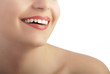 Beautiful smile of a woman