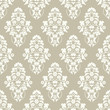 Seamless Pattern Flowers Beige