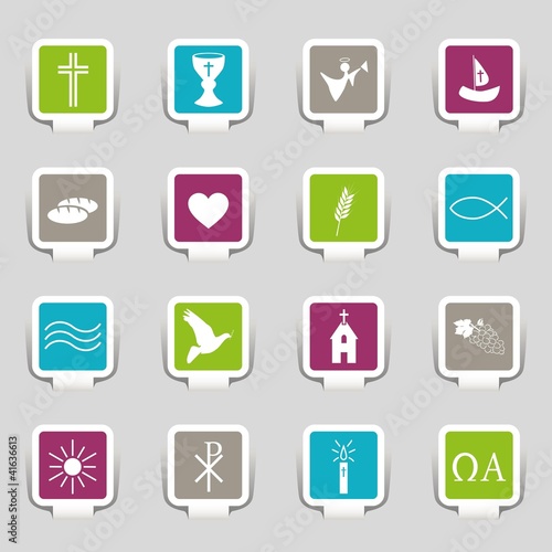 Vector: 16 Icons Religion 16 Icons Religion