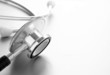 stethoscope on white background close-up stethoscope on white background close-up