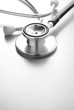 stethoscope on white background close-up stethoscope on white background close-up