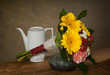 bouquet in vase