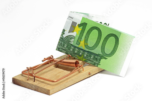 Foto: euro in mausefalle euro in mausefalle