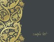 traditional paisley floral pattern , template , royal India