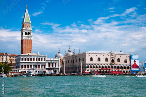 Photo: San Marco belfry and dodge's palace at venezia - italy San Marco belfry and dodge's palace at venezia - italy