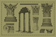 Greek column set Greek column set
