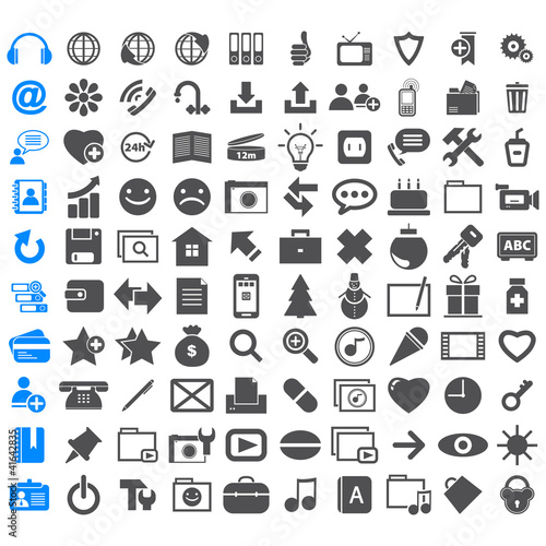 Vector: Business Icons collection different signs. Business Icons collection different signs.