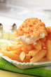 Fried fish and French fries
