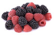 Raspberries and blackberries Raspberries and blackberries