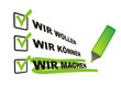 wir machen