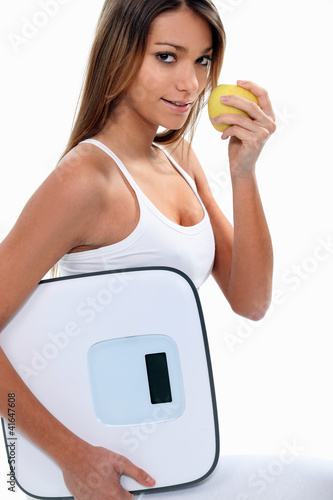 Photo: Woman on a diet Woman on a diet