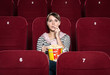 A girl at the cinema