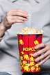 Enjoying popcorn Enjoying popcorn