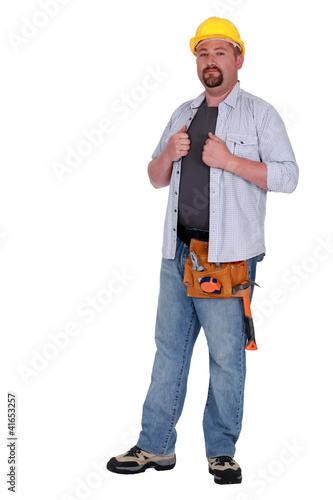 Photo: craftsman posing craftsman posing