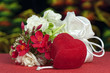 wedding favors and flowers