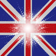Starry Union Jack Flag background