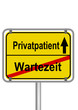 Wartezeit vs Privatpatient