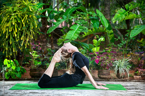 Photo: Yoga in the garden Yoga in the garden