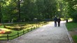 Senior couple in the park