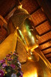 Giant reclining Buddha, Wat Pho, Bangkok, Thailand Giant reclining Buddha, Wat Pho, Bangkok, Thailand